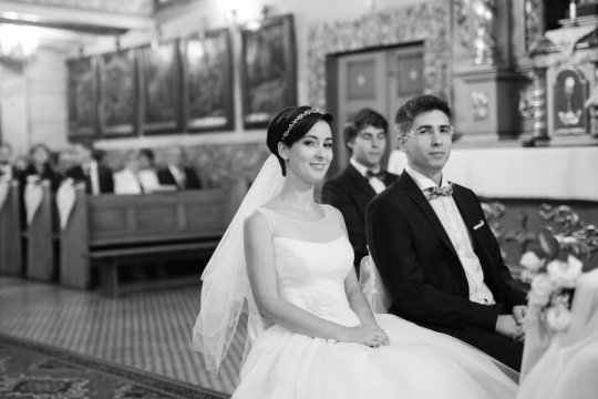 zdjęcia ślubne Szczyrk, zdjęcie ślubne z kościoła, fotograf na ślub Bytom